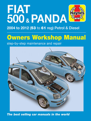 cover image of Fiat 500 & Panda (04--12) Haynes Repair Manual